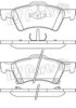 IPS Parts IBD-1090 Brake Pad Set, disc brake